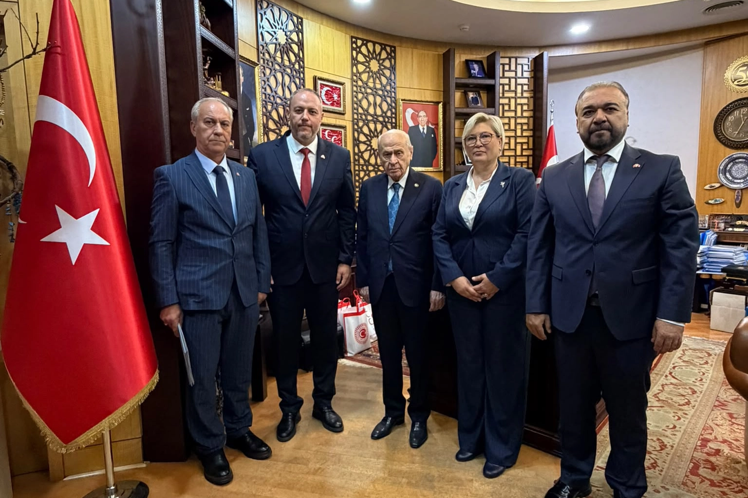 MHP Edirne'den Bahçeli'ye ziyaret