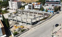 Bursa İnegöl'de Alanyurt Yüzme Havuzu'nda çalışmalar tam gaz