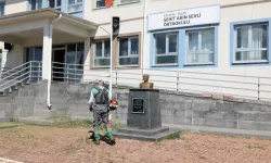 Kayseri Talas'ta okullarda bakım zamanı