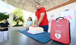 Mersin'de hayat kurtaran OED cihazı eğitimi