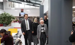 Prof. Dr. İhsan Süreyya Sırma'dan Çoban Mustafa Paşa Kütüphanesi'ne ziyaret
