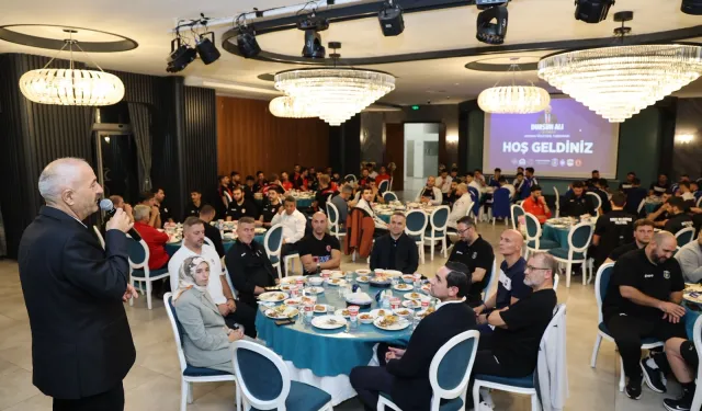 Dursun Ali Arslan Turnuvası ekipleri yemekte buluştu
