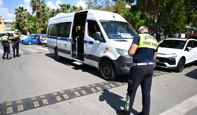Mersin'de okul servislerine sıkı denetim