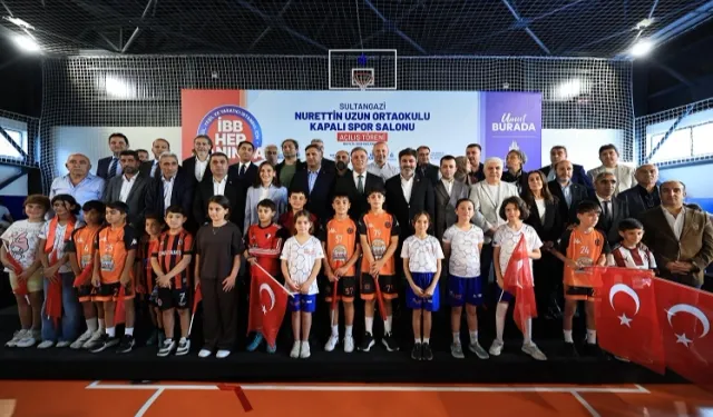 Sultangazi Nurettin Uzun Ortaokulu Spor Salonu yenilendi