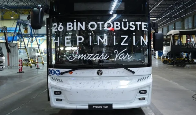 TEMSA'nın 26 bininci otobüsü banttan indi