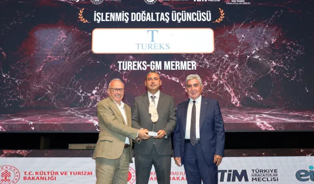 Tureks'e doğal taş ihracatında 4 ödül birden