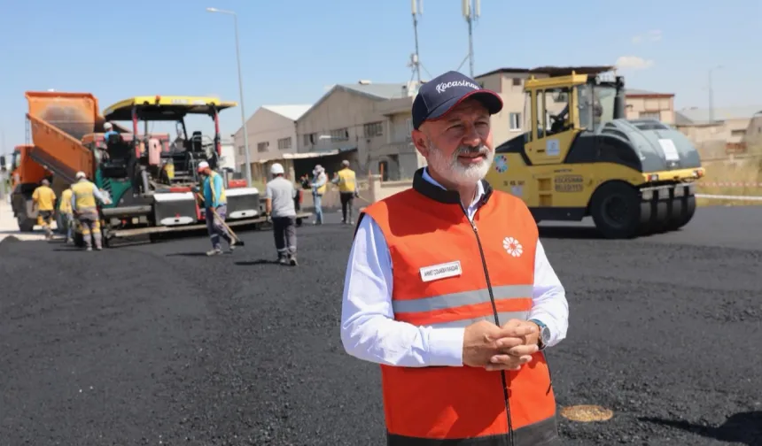 Kayseri Kocasinan'ın altyapısında dömüşüm tam gaz sürüyor